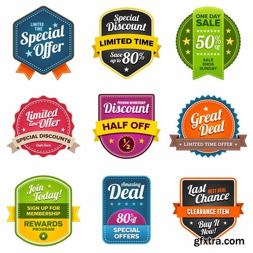 Tags and banners for sale - 25 Eps