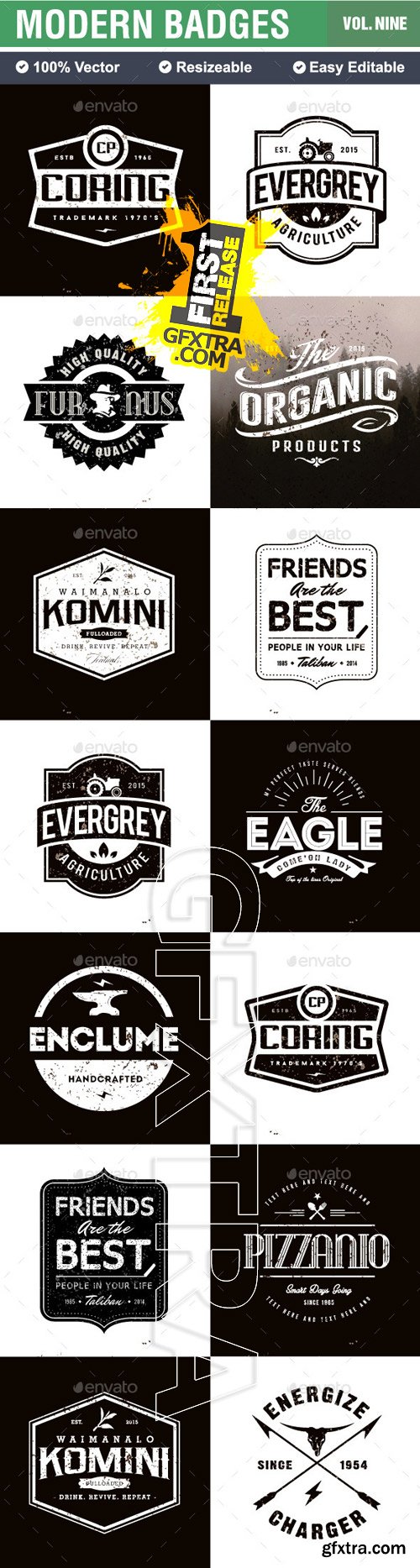 GraphicRiver - Badges and Logo 10449915