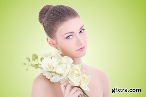Stock Photos - Portrait of Young Beautiful Woman