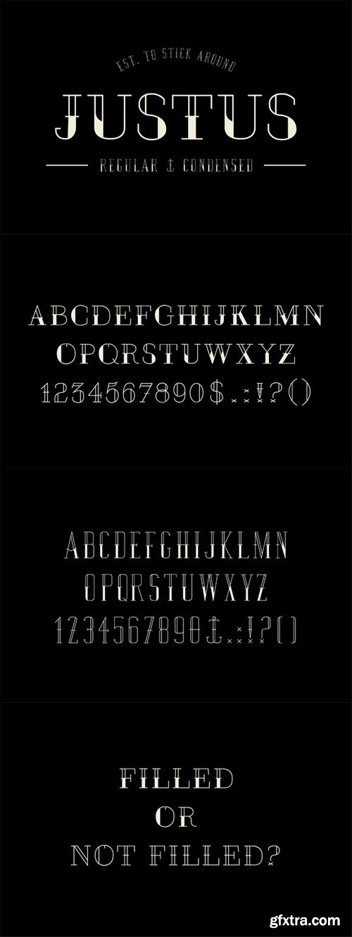 JUSTUS Regular and Condensed