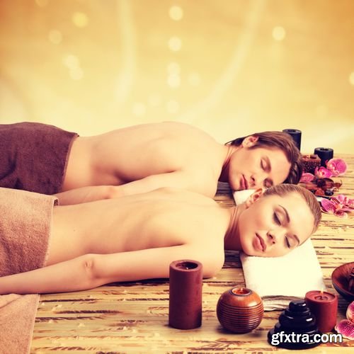 Stock Photos - Couple Getting Massage