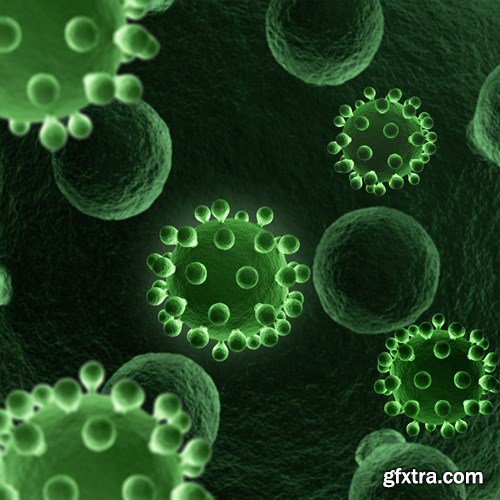Bacterium &amp; Virus, 25xUHQ JPEG