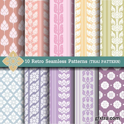 Retro &amp; Ethnic Patterns, 24xEPS