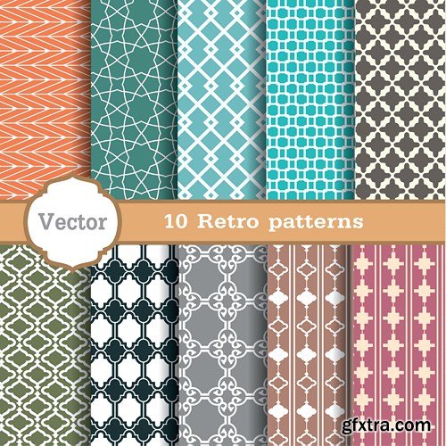 Retro &amp; Ethnic Patterns, 24xEPS