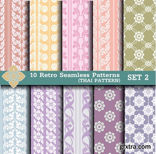 Retro &amp; Ethnic Patterns, 24xEPS