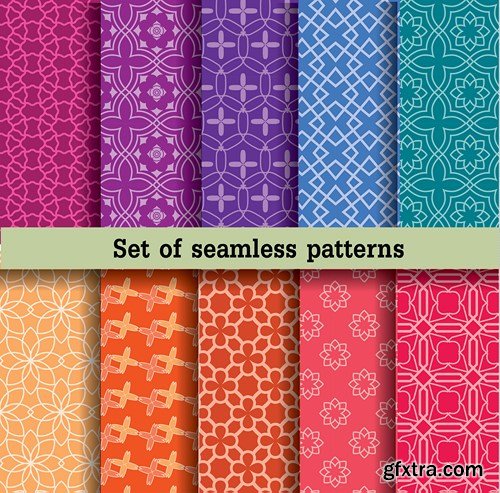 Retro &amp; Ethnic Patterns, 24xEPS