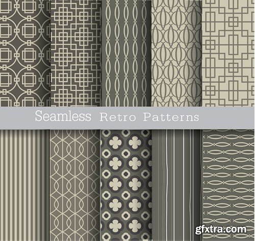 Retro &amp; Ethnic Patterns, 24xEPS