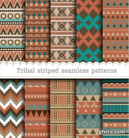 Retro &amp; Ethnic Patterns, 24xEPS