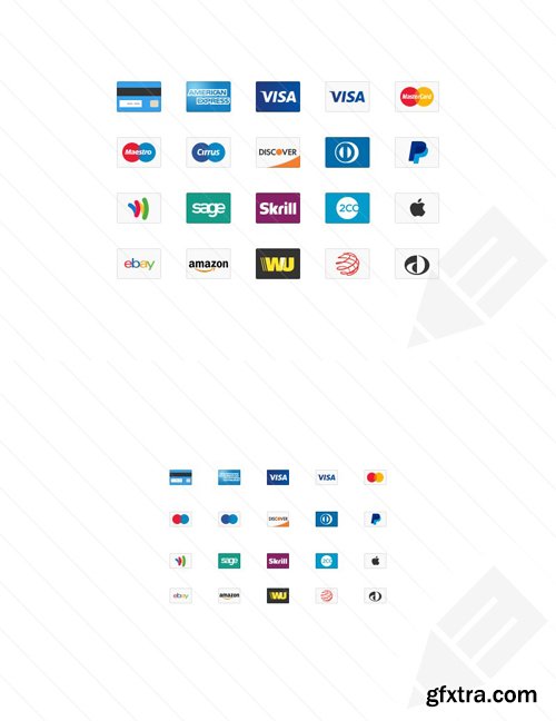 Credit Card Web Icons