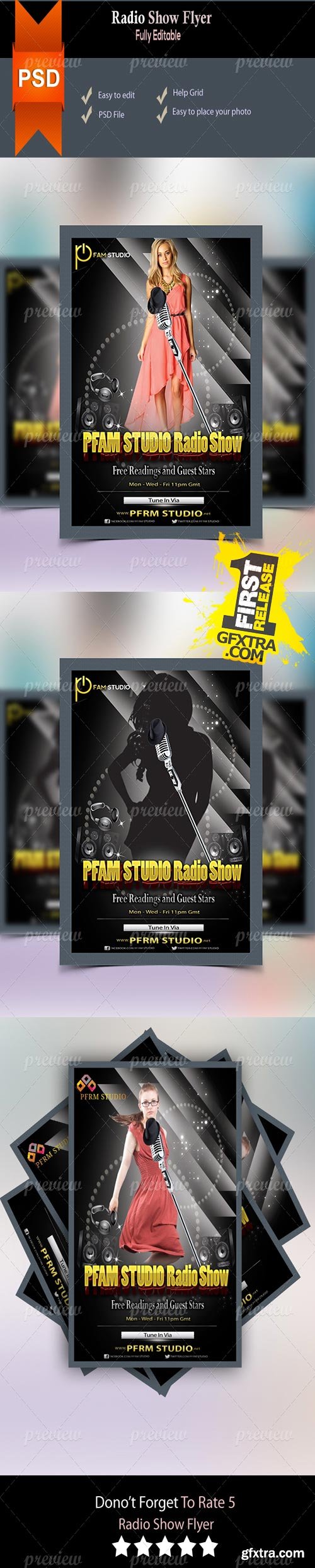 CodeGrape - Radio Show Flyer 3474 CodeGrape - Radio Show Flyer 3474