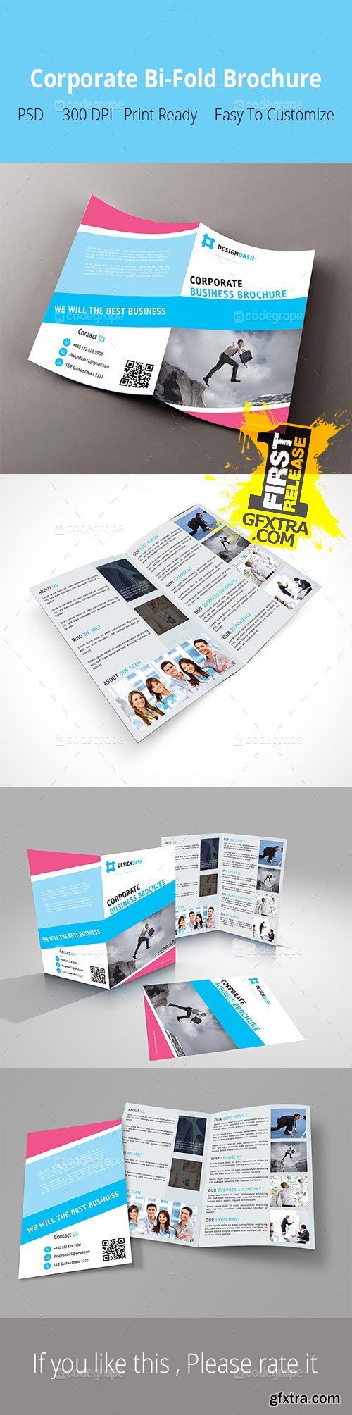 CodeGrape - Corporate Bi-Fold Brochure Design 5125