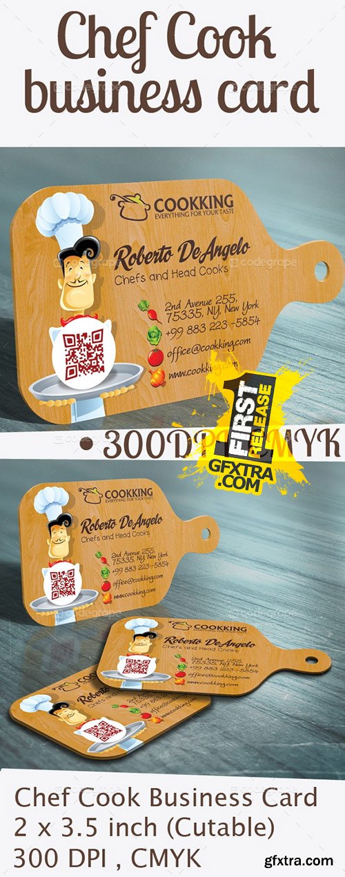 CodeGrape - Chef Cook Business Card 5390 CodeGrape - Chef Cook Business Card 5390