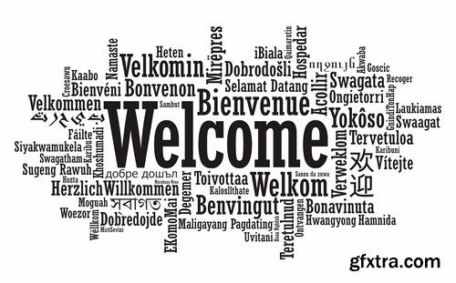 Tag Cloud of Different Words for Business 2, 25xEPS