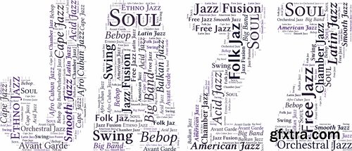 Tag Cloud of Different Words for Business 2, 25xEPS