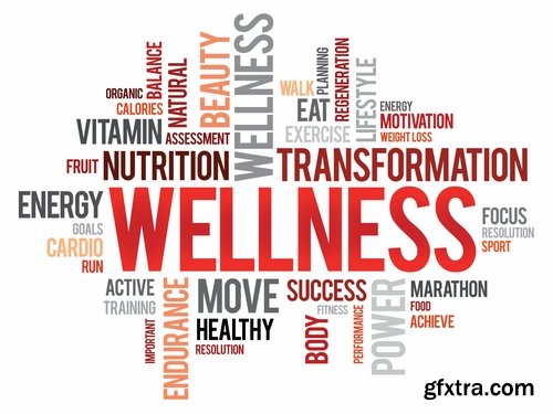 Tag Cloud of Different Words for Business 2, 25xEPS