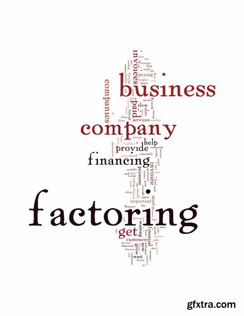 Tag Cloud of Different Words for Business 2, 25xEPS