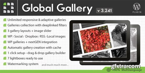 CodeCanyon - Global Gallery v3.24 - WordPress Responsive Gallery