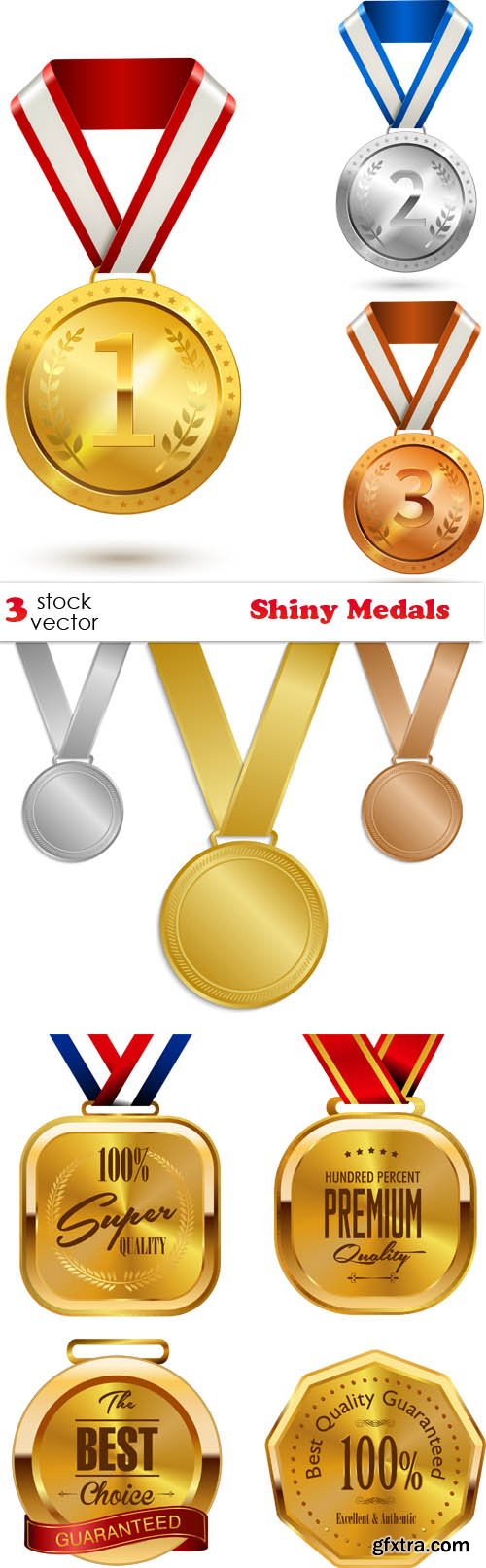 Vectors - Shiny Medals
