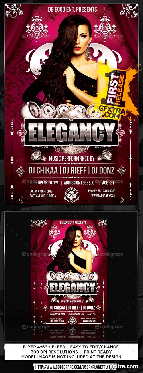 CodeGrape - Elegancy Party Flyer 5433 CodeGrape - Elegancy Party Flyer 5433
