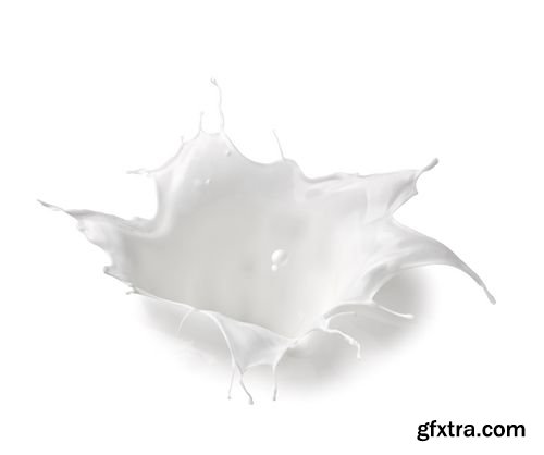 Stock Photos - Milk Splash Drop