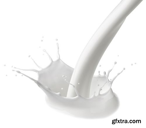 Stock Photos - Milk Splash Drop