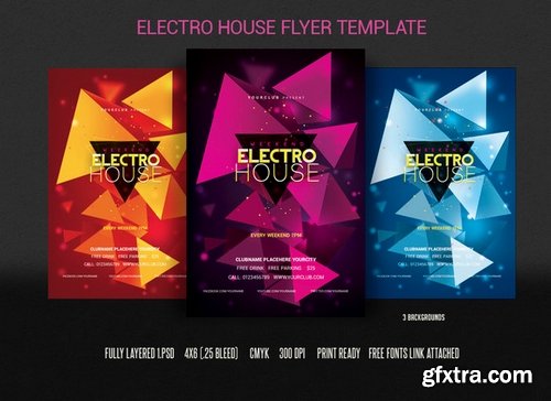 Electro House Flyer - CM 221316