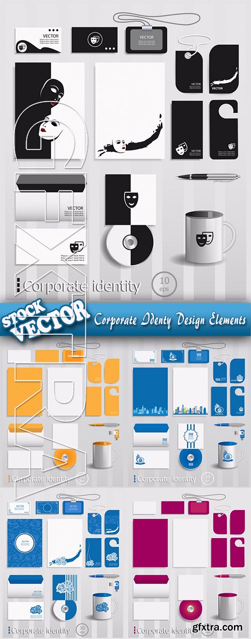 Stock Vector - Corporate Identy Design Elements