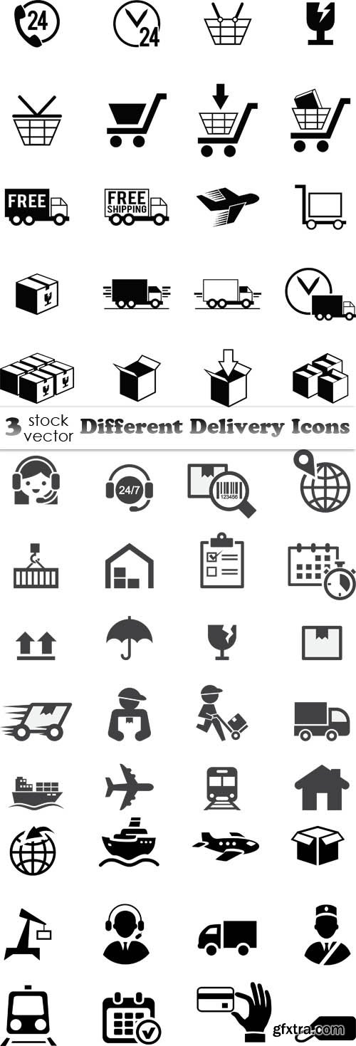 Vectors - Different Delivery Icons