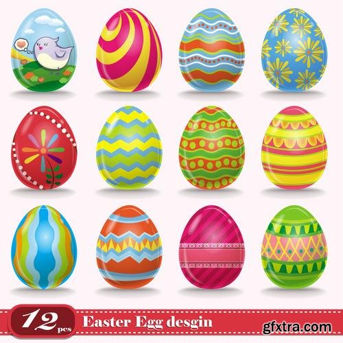 Stock Vector - Happy Easter Design Elements, 25EPS