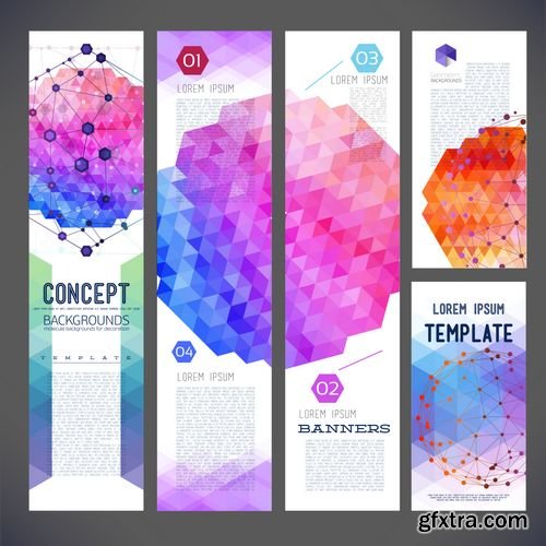 Vector - Abstract Design Banners & Brochures