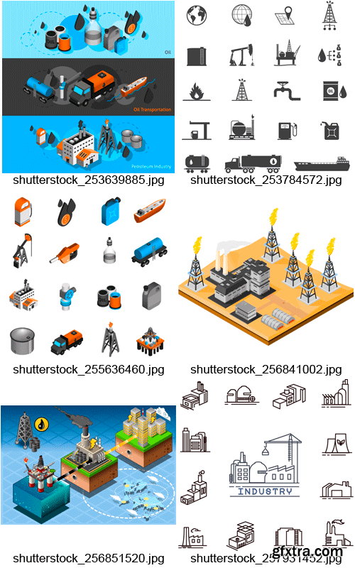 Amazing SS - Oil &amp; Gas Industry, Energy Source, 25xEPS