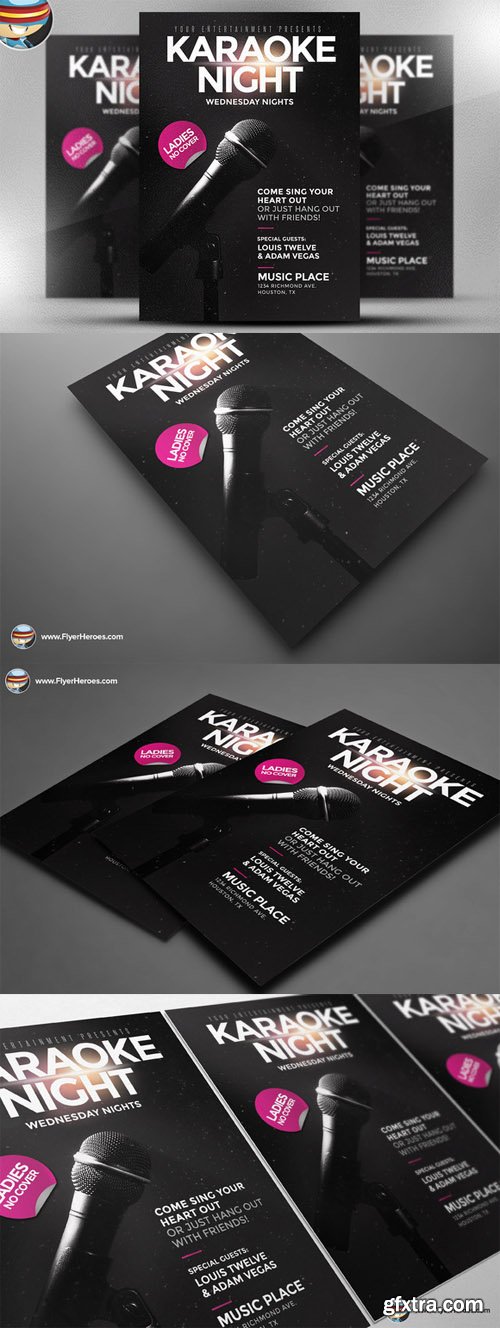CM - Karaoke Night Flyer Template