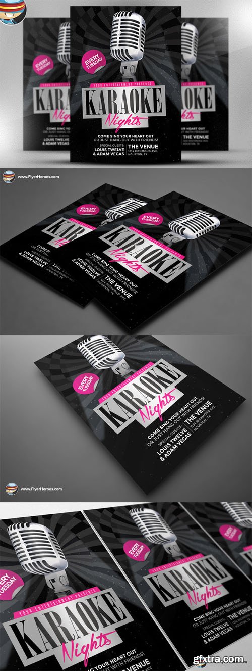 CM - Karaoke Nights Flyer Template 2