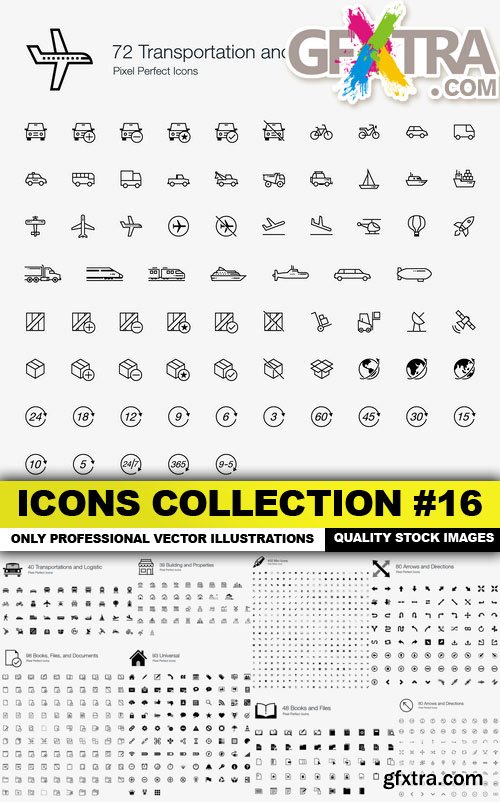 Icons Collection #16 - 25 Vector