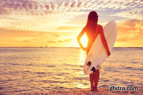 Girls and surfing
