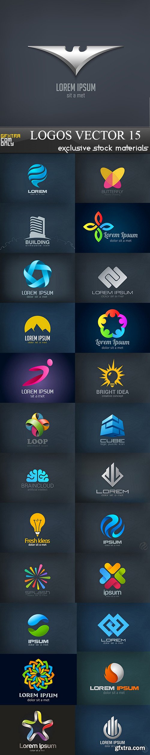 Logos - Vector Collection 15, 25xEPS