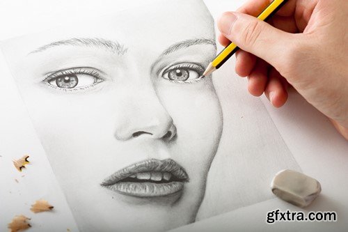 Hand Drawing Sketch - 10x JPEGs
