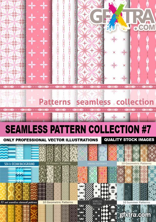 Seamless Pattern Collection #7 - 25 Vector