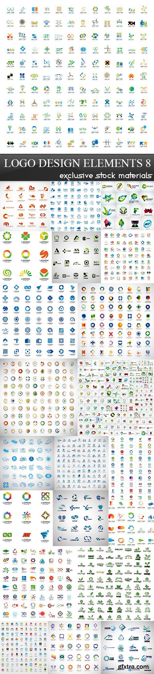 Logo Design Elements 8, 25xEPS Logo Design Elements 8, 25xEPS