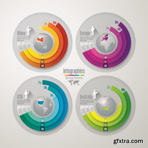 Infographics Elements 16, 25xEPS