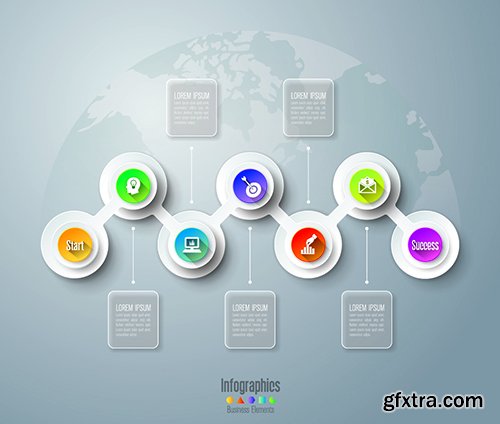 Infographics Elements 16, 25xEPS