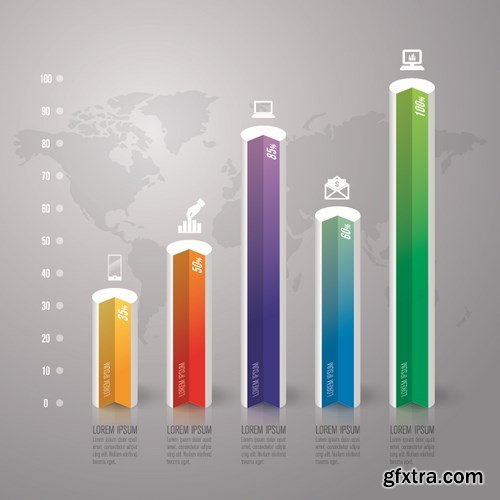 Infographics Elements 16, 25xEPS