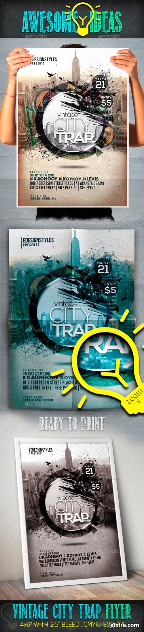 GR - VIntage City Trap Flyer
