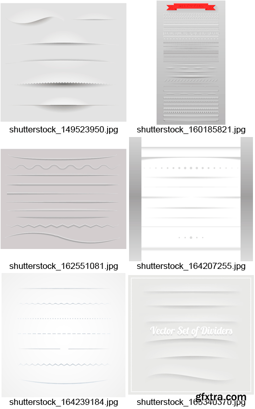 Amazing SS - Web Dividers &amp; Shadow Elements, 25xEPS