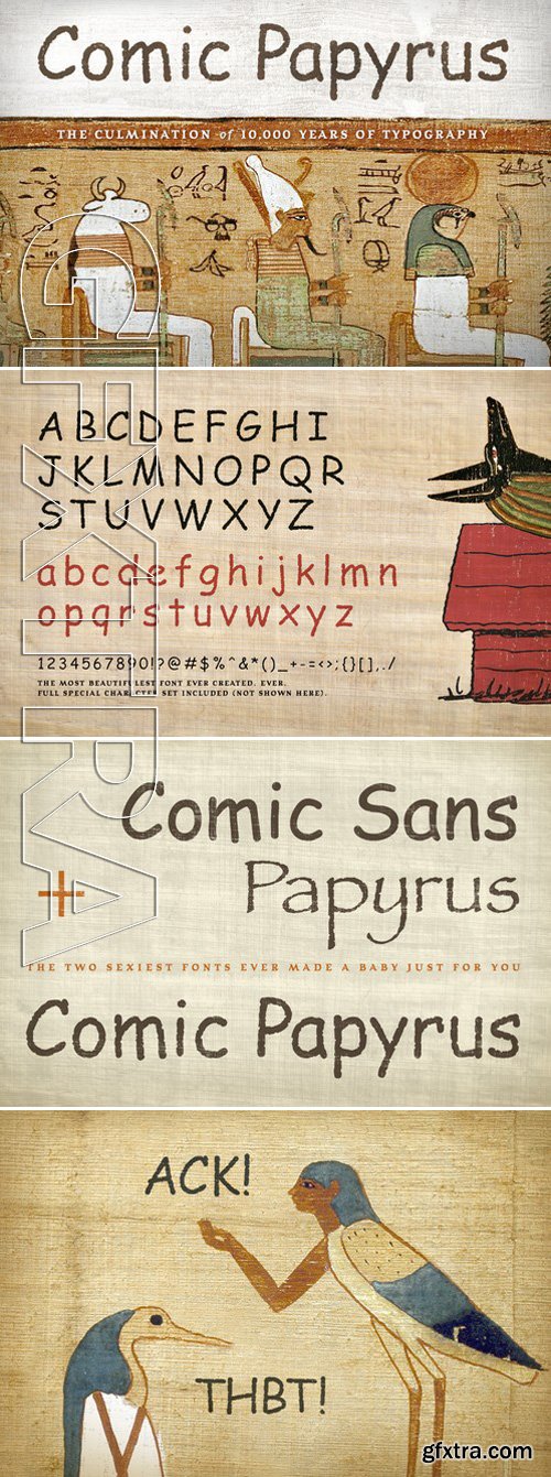 CM229510 - Comic Papyrus Font - FINALLY!