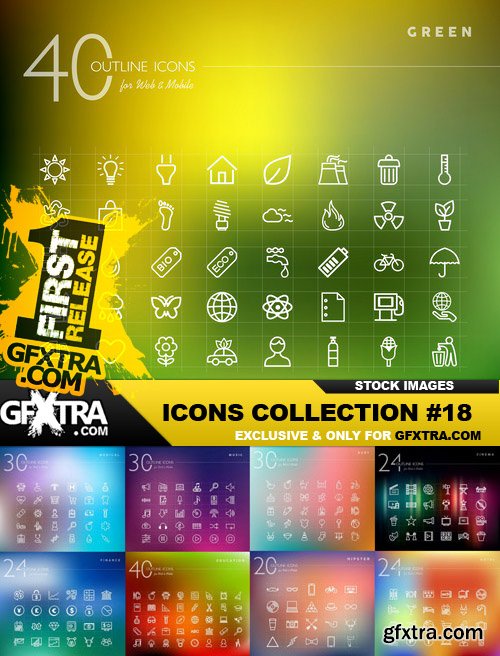 Icons Collection #18 - 25 Vector
