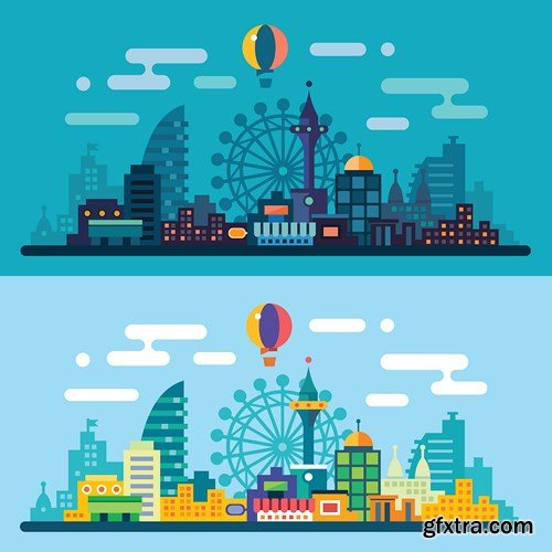 Tourism and Travel - Flat Collection, 25xEPS