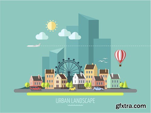 Tourism and Travel - Flat Collection, 25xEPS