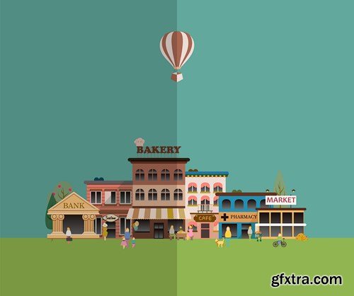 Tourism and Travel - Flat Collection, 25xEPS