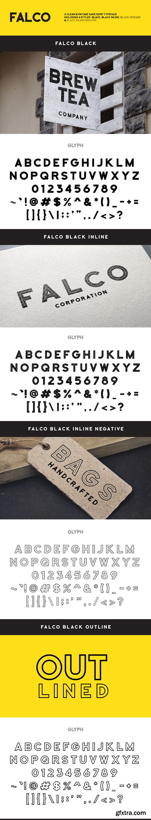 GraphicRiver Falco Font 10943099